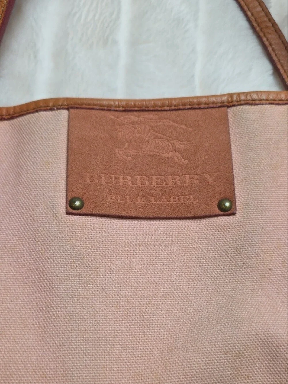 Burberry canvas tote